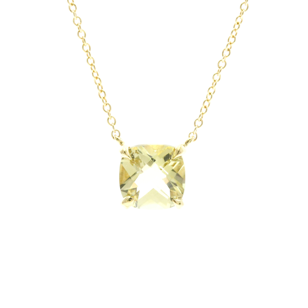 TIFFANY & CO. 18k Gold Quartz Necklace